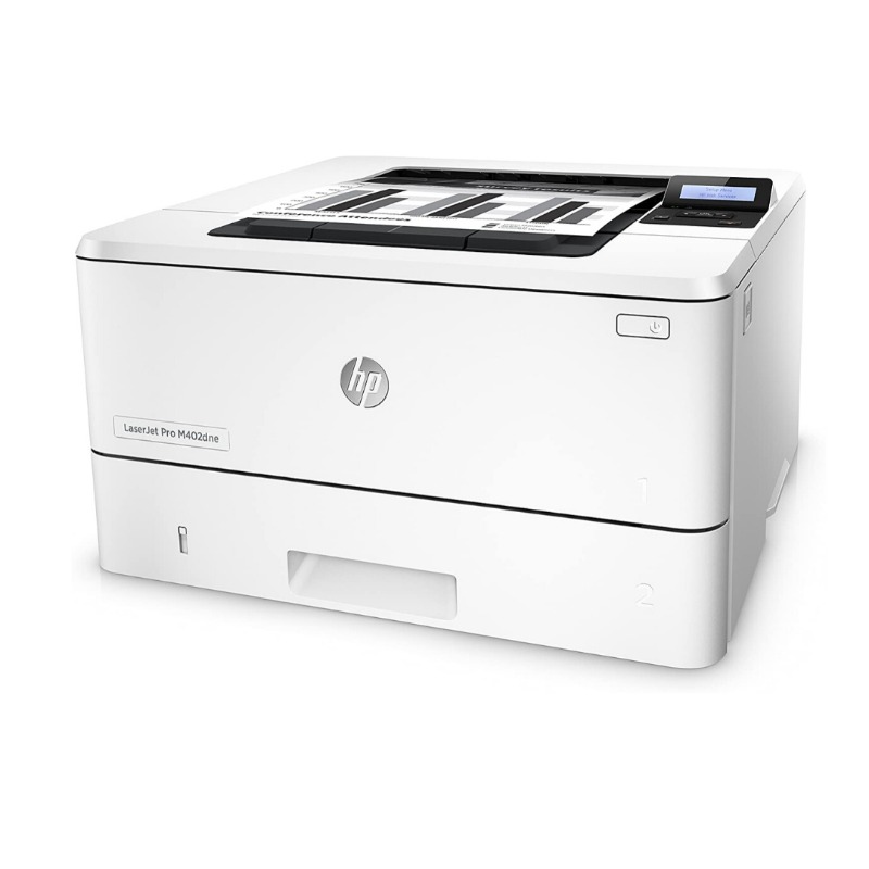 hp laserjet pro m402dne black & white duplex network monochrome laser printer