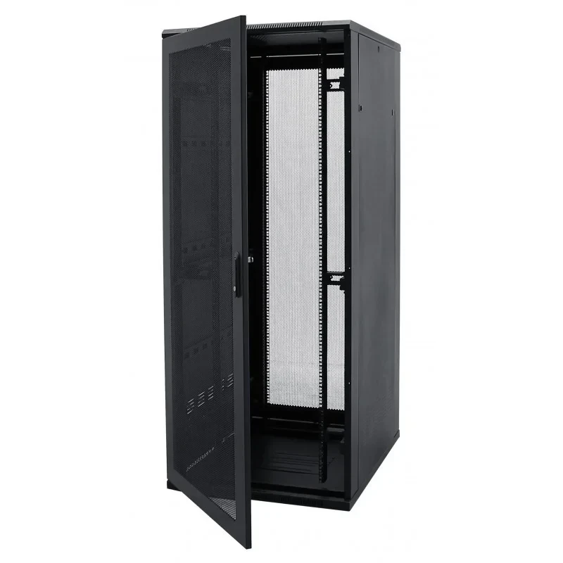 Durable generic 42U Networking Cabinet Glass 600 x 1000