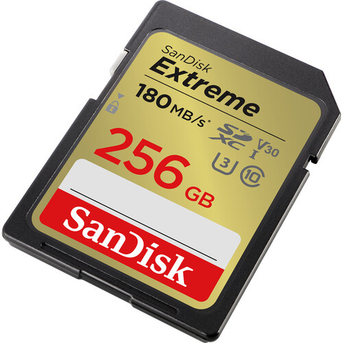SanDisk Extreme SDHC™ And SDXC™ UHS-I Card Up to 180MB/s - 256GB