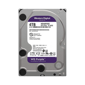western digital 4tb wd purple surveillance internal hard drive hdd - 5400 rpm, sata 6 gb/s, 64 mb cache, 3.5" - wd40purz