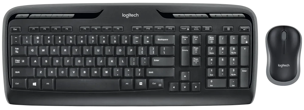 Logitech MK330 Wireless Keyboard & Mouse Combo - Black-920-003989