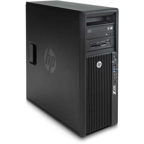 HP Z420 Workstation Intel Xeon  E5-1620 16 GB RAM 1 TB HDD 2 GB GPU Windows 10 Professional Mini Tower Black - Refurbished