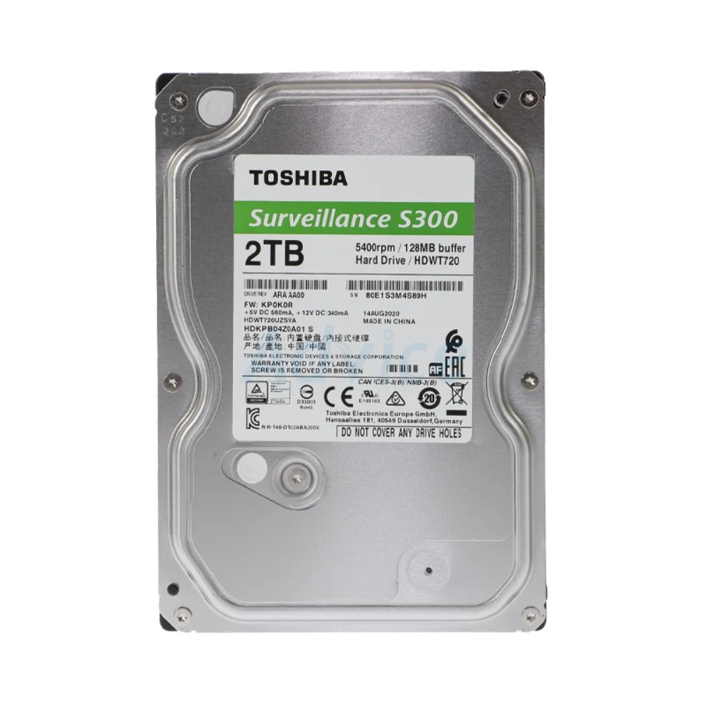 2TB TOSHIBA Internal Surveillance HDD-HDKPJ41A1A01