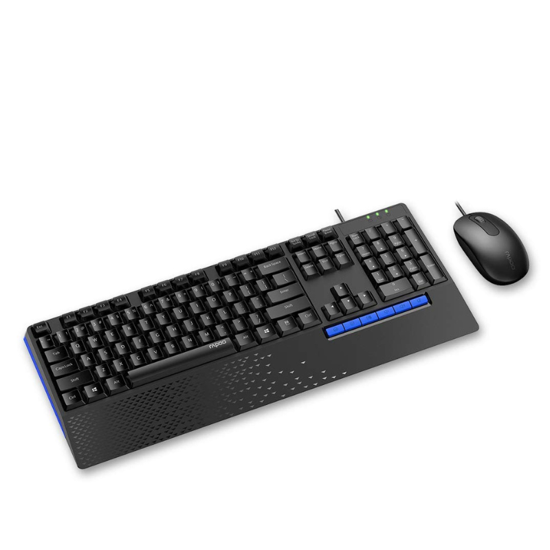 Rapoo Wired Optical Mouse & Keyboard Combo NX2000