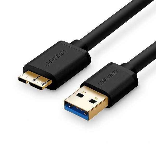 UGREEN USB-A 3.0 to Micro USB 3.0 Male Cable 1m Black - US130(UG-10841)