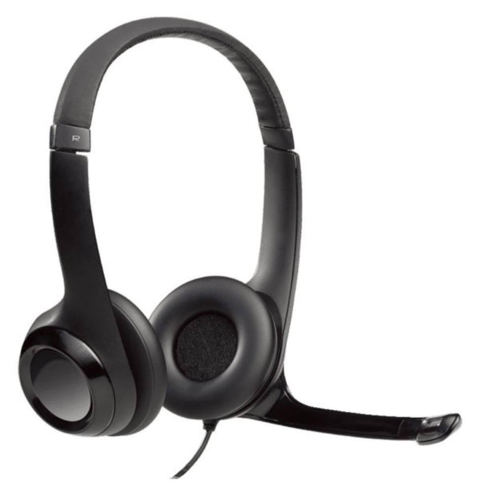 Logitech H390 USB-A Headset with Noise Cancelling Mic - Black - 981-000406