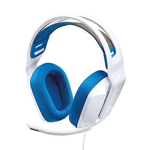 Logitech G335 Wired Gaming Headset – White-981-001018