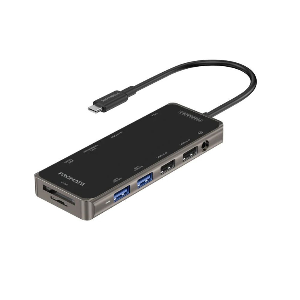 Promate PrimeHub-Pro Ultra-Fast Multiport USB-C Hub