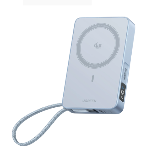 UGREEN MagFlow 10000mAh Magnetic Wireless Power Bank (25W)