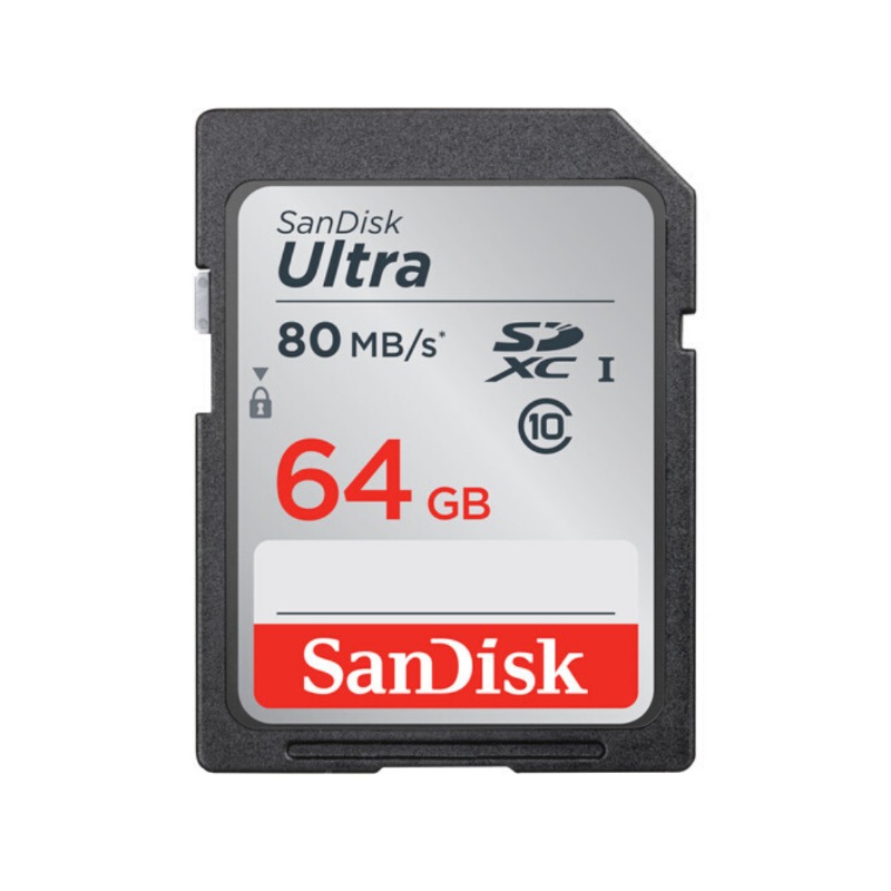 sandisk 64gb ultra uhs-i sdxc memory card (sdsdunr-064g-gn6in)