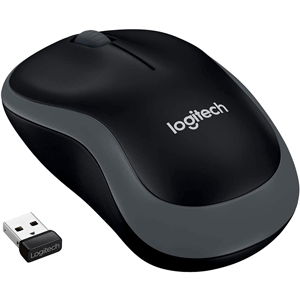 logitech wireless mouse m185 - swift grey(910-002235)