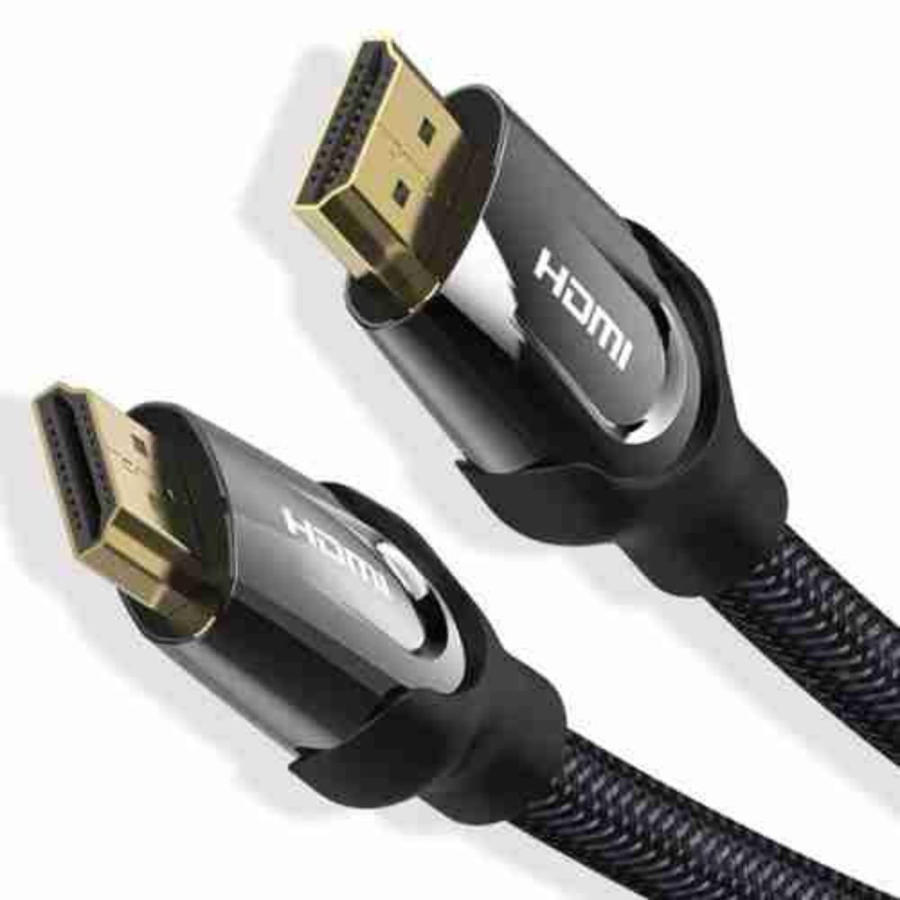 Vention Nylon Braided 4K Flat HDMI Cable 2M Zinc Alloy Type-VEN AASBH