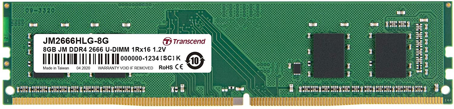 Transcend Desktop RAM DDR4 8GB 2666