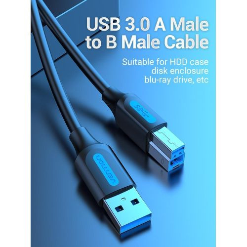 Vention USB 3.0 A Male to B Male Cable 1.5M( VEN COOBG)