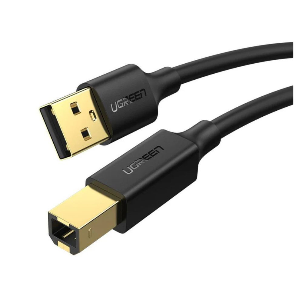 UGREEN USB-A 2.0 AM to BM Print Cable 3m (Black) - US135