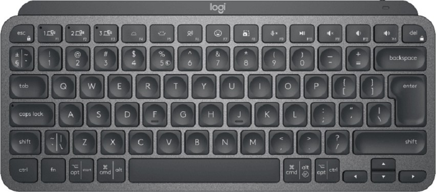 Logitech MX Keys Mini, Wireless Illuminated Keyboard - Graphite