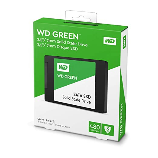 WD Green™ 2.5" SATA INTERNAL SSD 480GB - WDS480G2G0A