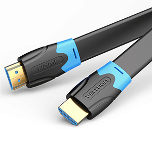 vention flat hdmi cable 2m black- (ven-aakbh)