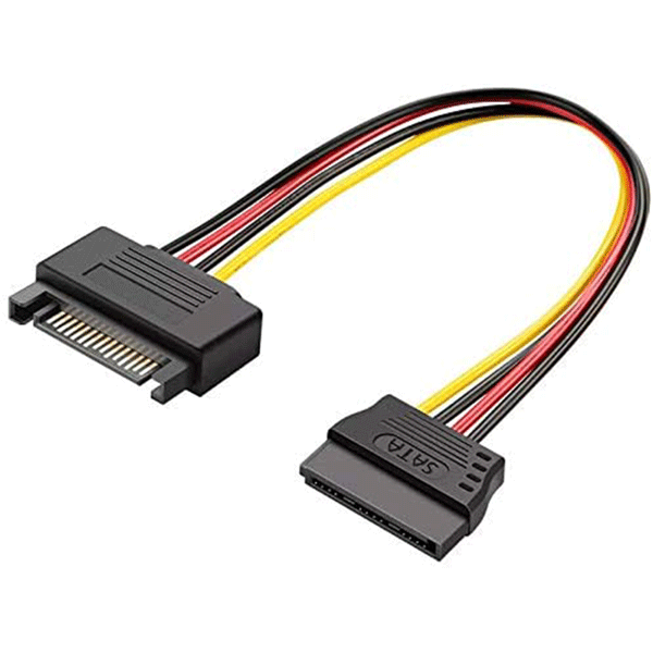 vention sata 15p power extension cable 0.3m – (ven-kdaby)