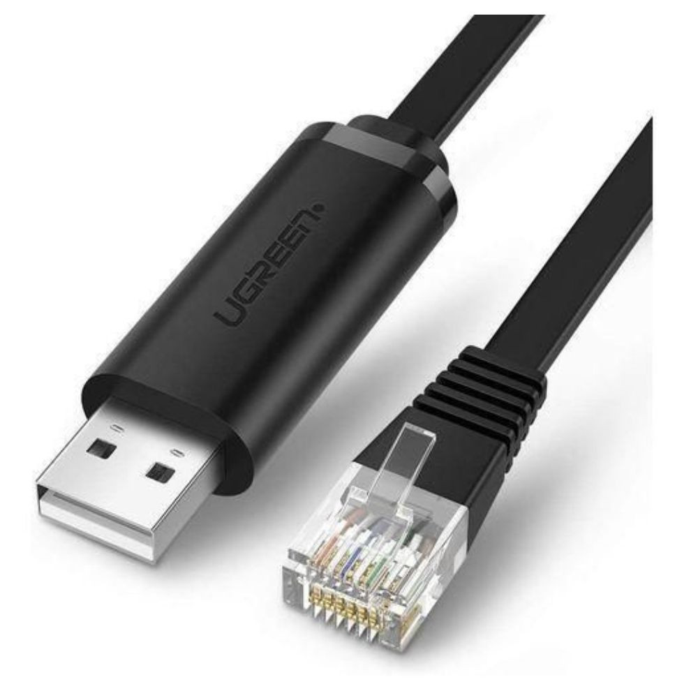 UGREEN USB-A to RJ45 Console Cable 1.5m (Black) - CM204-UG-50773