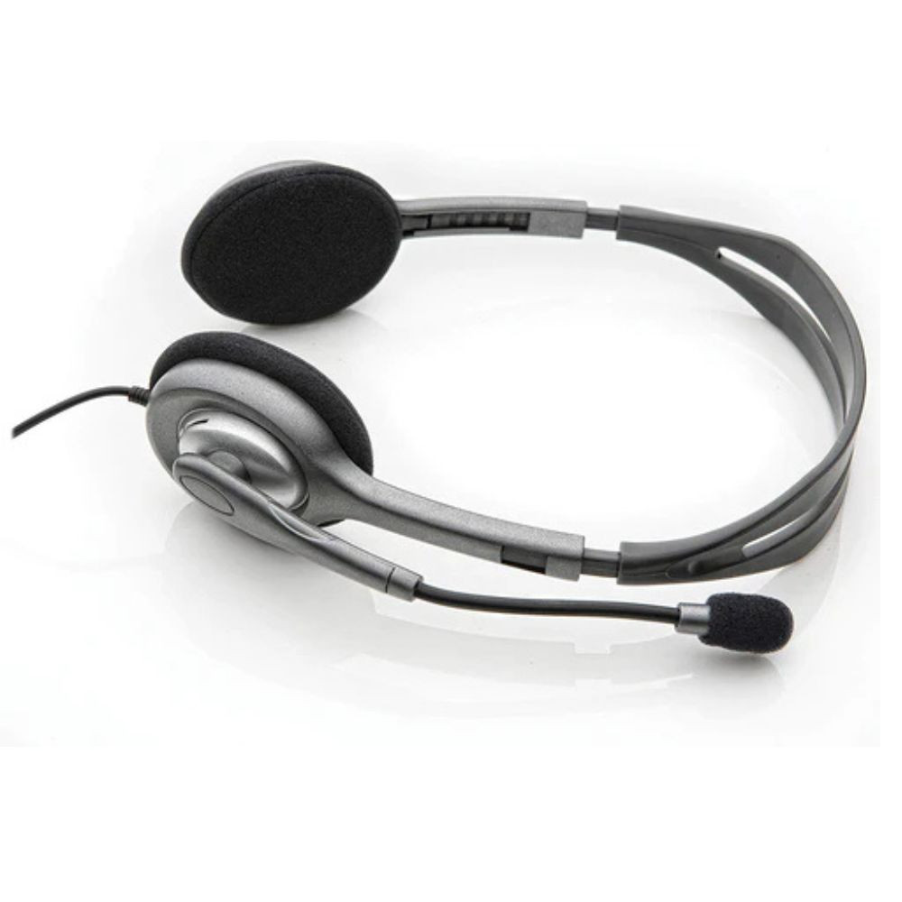 Logitech H111 Stereo Headset - Black (3.5mm Jack) - 981-000593