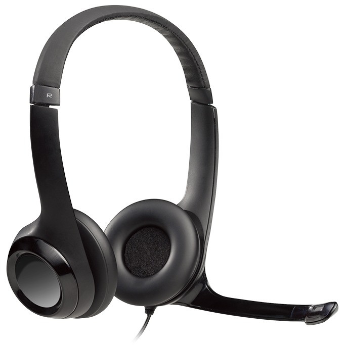 Logitech H390 USB Headset with Noise-Cancelling Mic- 981-000406