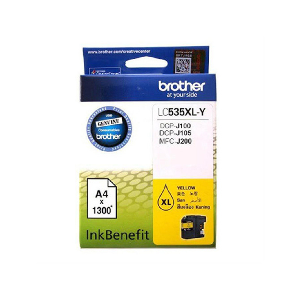 Brother LC535XL-Y Yellow Ink Cartridge