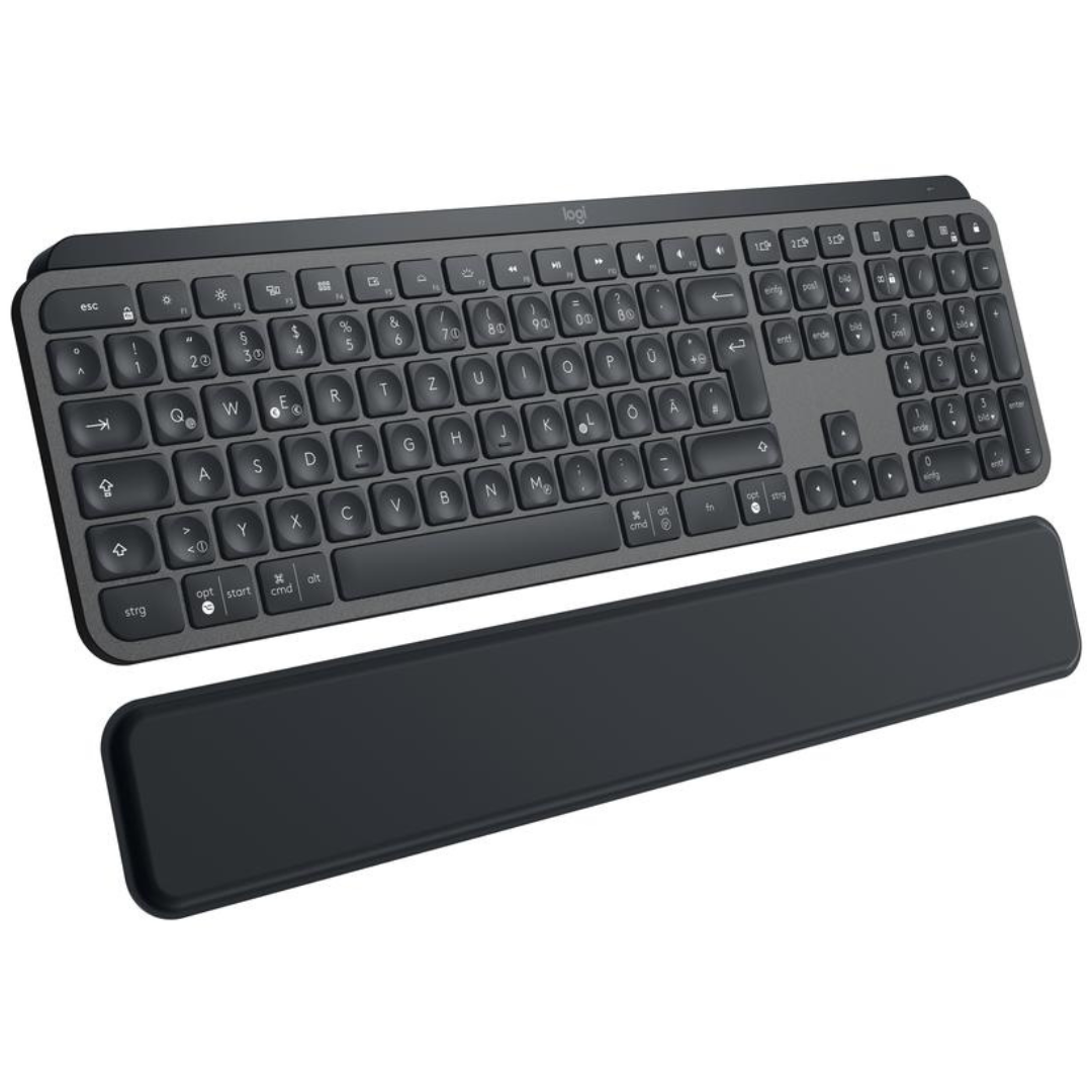 Logitech MX Keys Plus keyboard RF Wireless + Bluetooth AZERTY French Graphite Azerty FR- 920-009416