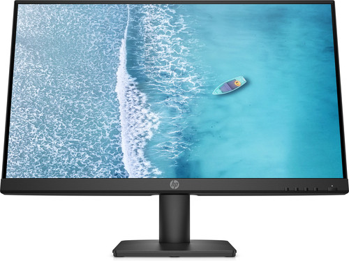 HP V241iB 23.8" FHD Monitor, Black Color, Connectivity : 1 VGA; 1 HDMI 1.4 (with HDCP support); 1 DisplayPortâ„¢ 1.2 in (with HDCP support)