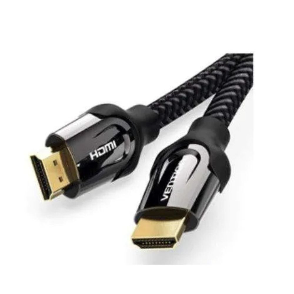 VENTION NYLON BRAIDED HDMI CABLE 10M BLACK METAL TYPE-VAA-B05-B1000