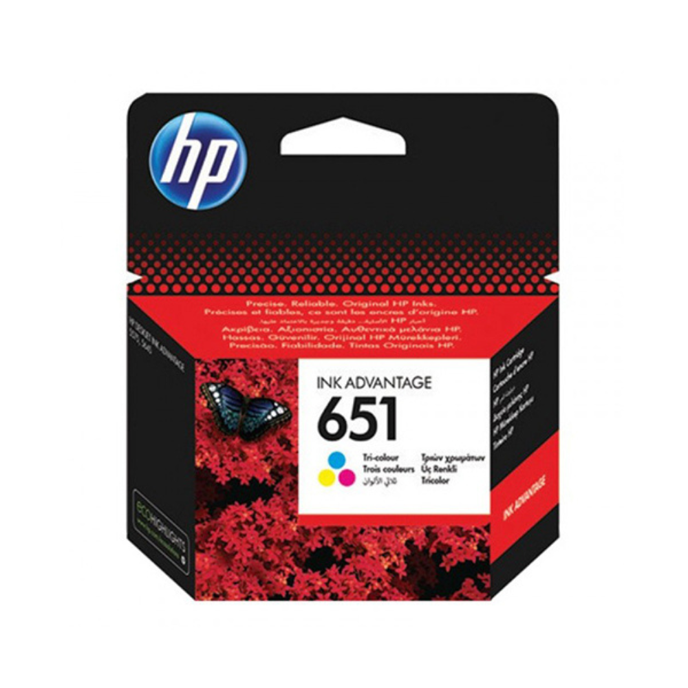 HP 651 Tri-color Original Ink Advantage Cartridge