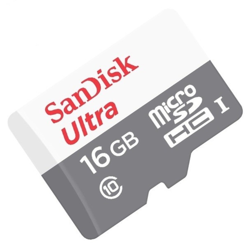 sandisk  16gb ultra microsd uhs-i card with adapter (sdsquns-016g-gn3ma)