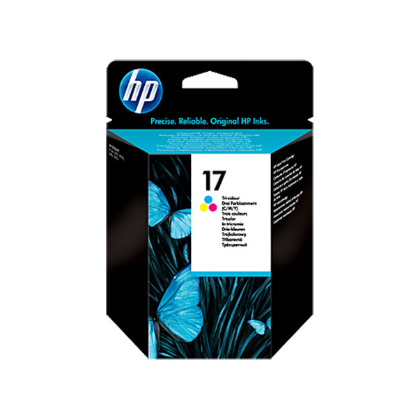 HP 17 Tri-color Original Ink Cartridge (C6625AE)