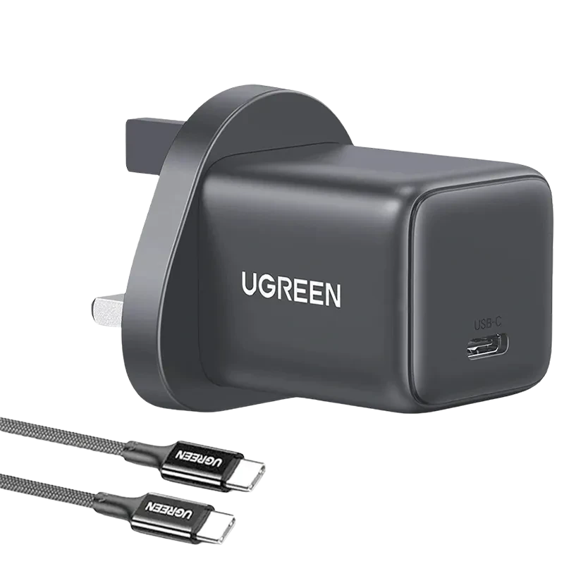 UGREEN USB-C 30W PD Charger UK Black - X513
