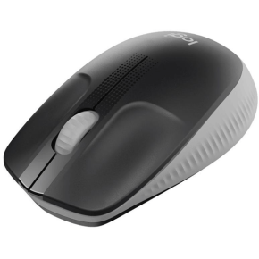 Logitech M190 Full-Size Wireless Mouse - Mid Grey - 910-005906