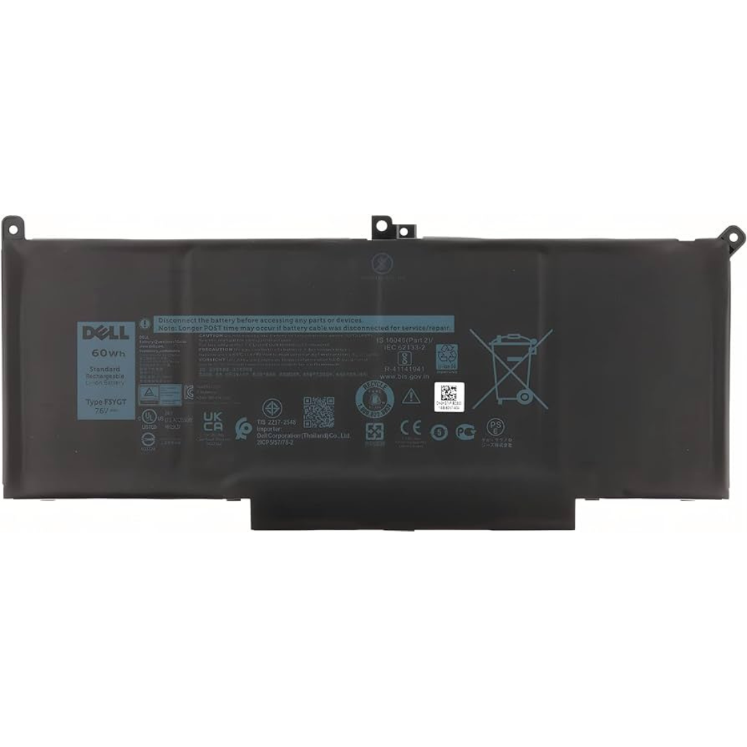 60wh Dell Latitude 12 7000 7280 7290 Series battery