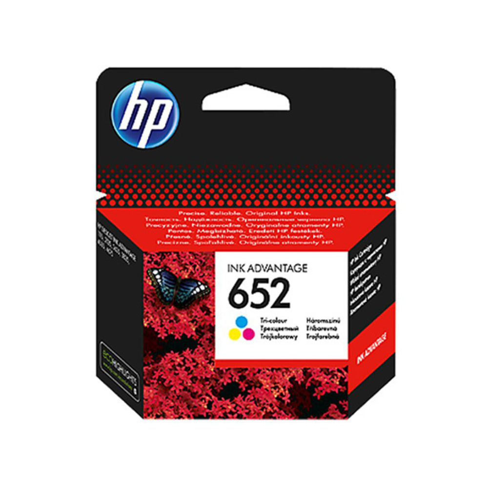 HP 652 Tri-color Original Ink Advantage Cartridge (F6V24AE)