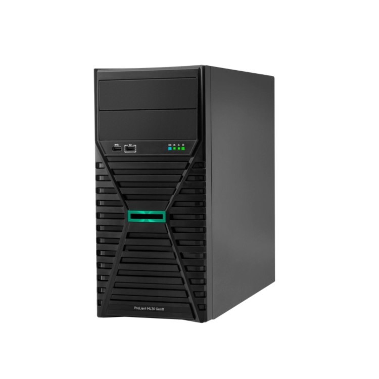 HPE ProLiant ML30 Gen11 E‑2414 2.6GHz 4c 1P 32GB‑DR 4LFF‑NHP VROC 2x1TB SATA HDD 350W PS