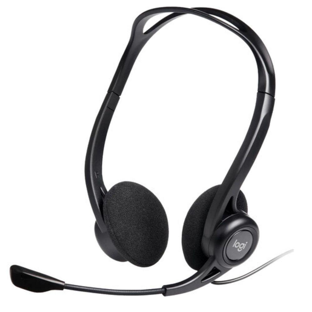 Logitech 960 USB Headset - Black - 981-000100