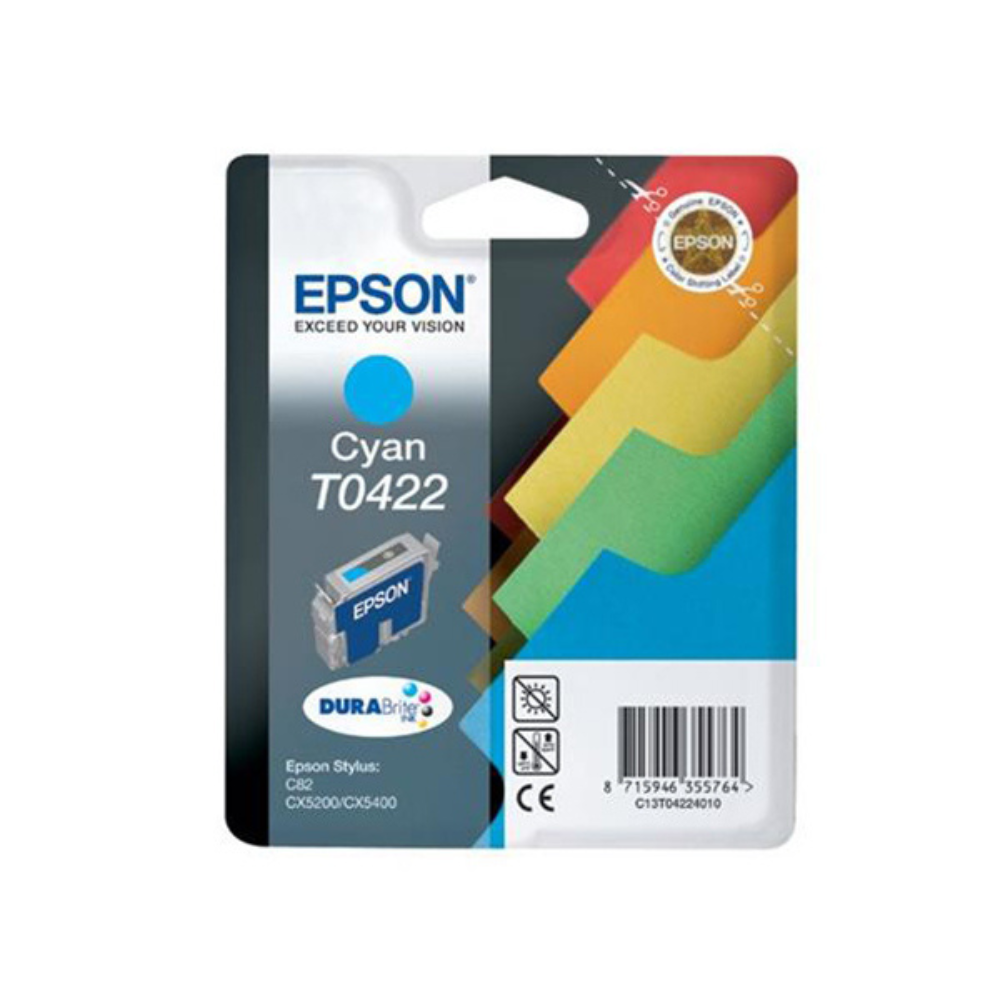 Epson T0422 Cyan Original Ink Cartridge