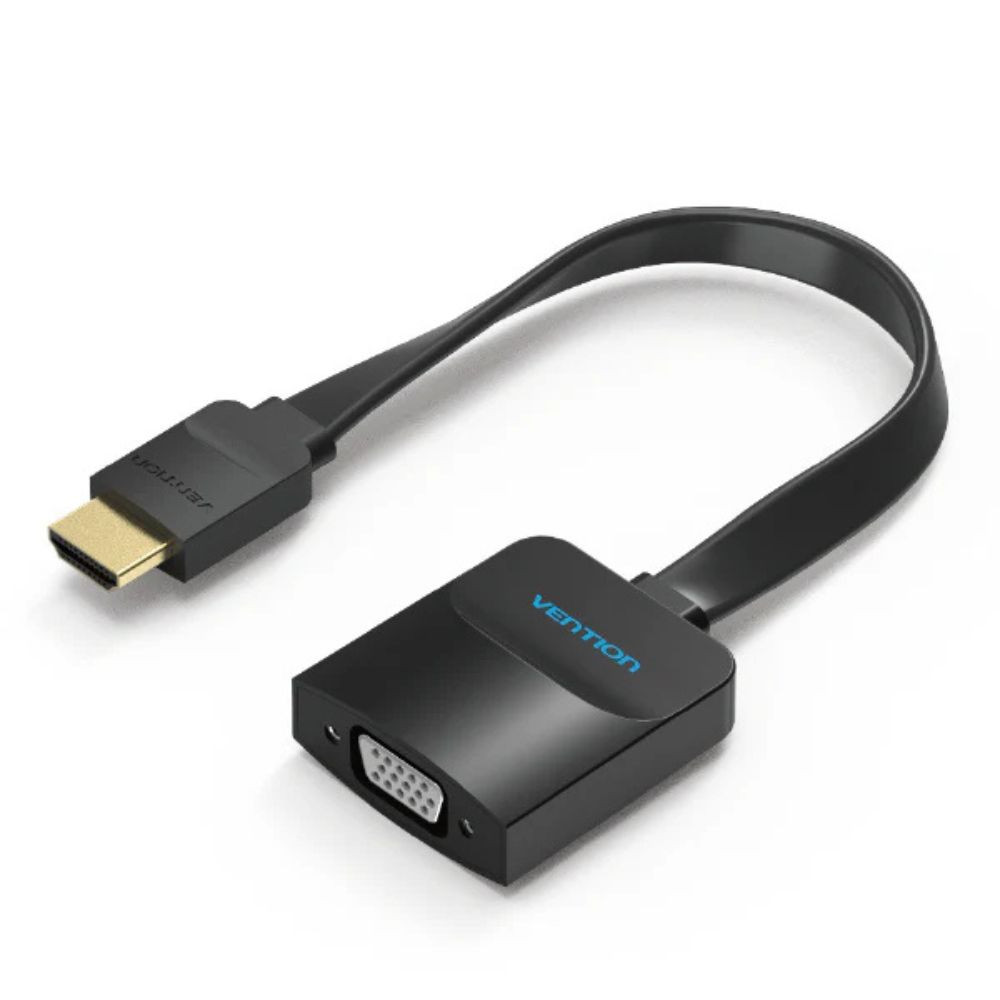 Vention Flat HDMI to VGA Converter 0.15M Black-VEN 74345