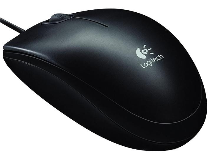 Logitech B100 USB Optical Mouse - 910-003357