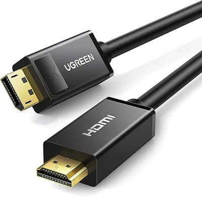 UGREEN DP101 Display Port Male To HDMI Male Cable- 5m-10204