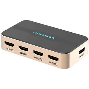 vention hdmi switch 5 in 1 out - (ven-acdg0)