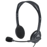 Logitech Stereo Headset H111 -Black (3.5 MM JACK) (981-000271)