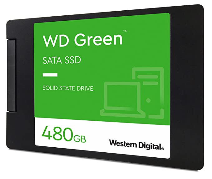 Western Digital WD Green 480 GB 2.5 inch SATA III Internal Solid State Drive (WDS480G2G0A)