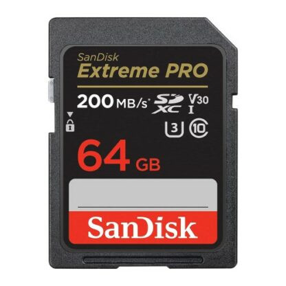 SanDisk 64GB Extreme PRO UHS-I SDXC 200MB/s Memory Card