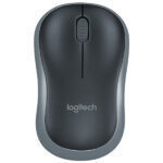 logitech wireless mouse m185 - swift grey(910-002235)