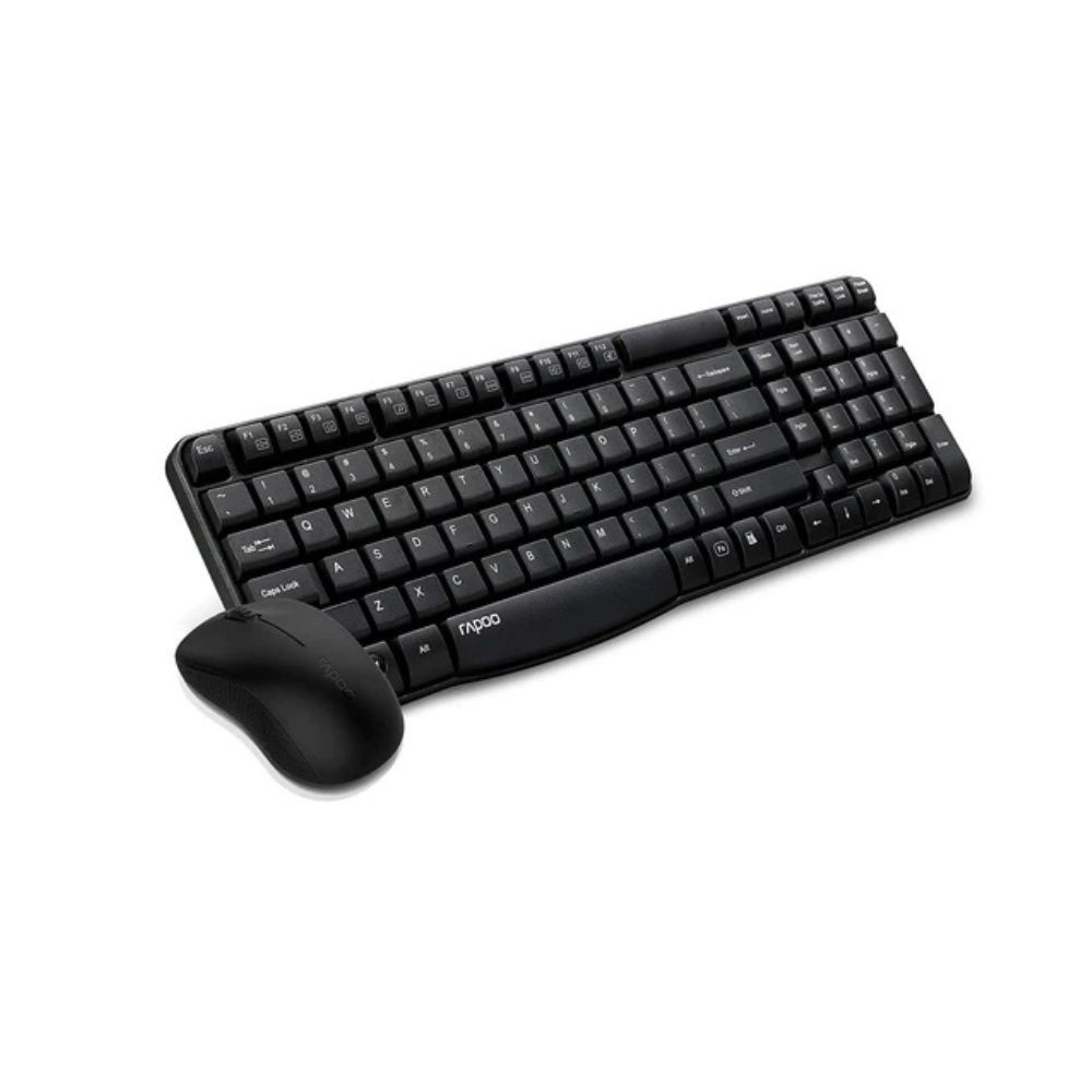 Rapoo Wireless Keyboard & Mouse X1810 - Black