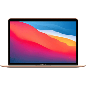 Apple Macbook Air 13 Inches M1 chip 8GB 256GB SSD, Gold, Retina Display (MGND3LL/A )
